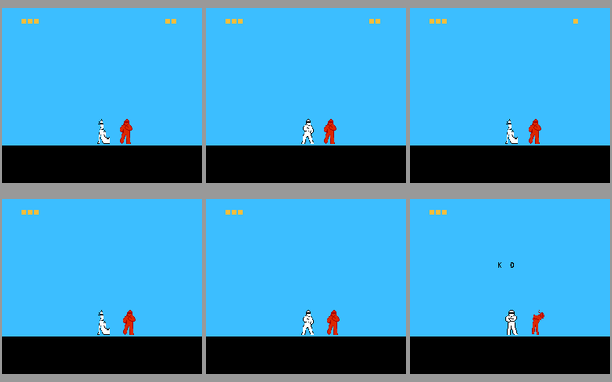 FOOTSIES NES port gameplay